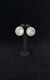 Hopi Sterling Silver Earrings