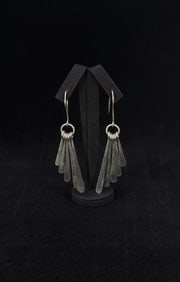 Taxco Mexico Sterling Silver Spoon Earrings