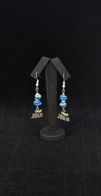 Sterling Silver I Love Jesus Earrings