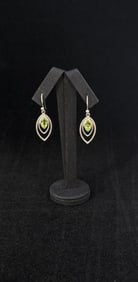 Sterling Silver Peridot Earrings