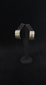 Navajo 14K Gold Sterling Silver Earrings