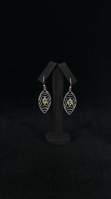 Sterling Silver Peridot Earrings