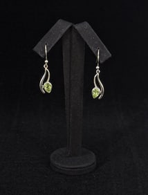 Sterling Silver Peridot Earrings