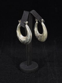 Navajo Sterling Silver Earrings