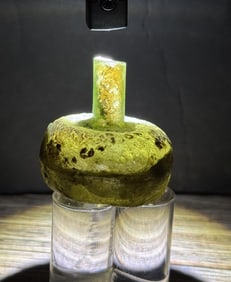 Time of Christ Ancient Roman Green Bottle