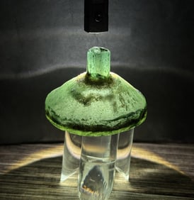 Time of Christ Ancient Roman Green Bottle