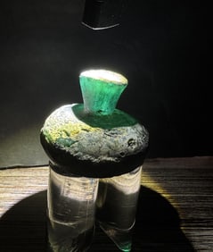 Time of Christ Ancient Roman Green Bottle