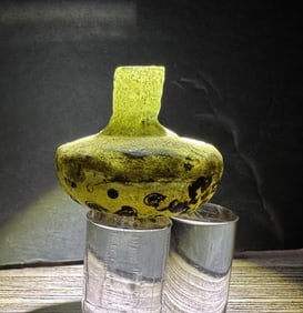 Time of Christ Ancient Roman Green Bottle