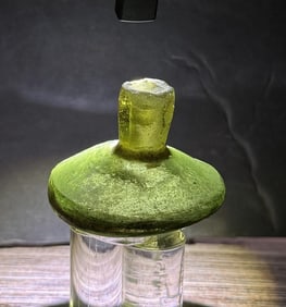 Time of Christ Ancient Roman Green Bottle