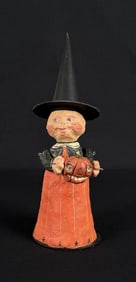 PoliWoggs American Folk Art Halloween Witch