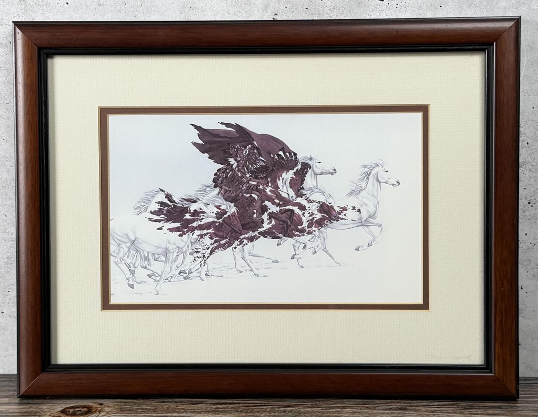 Bev Doolittle Eagles Flight Print: 11 1/2" by 15"