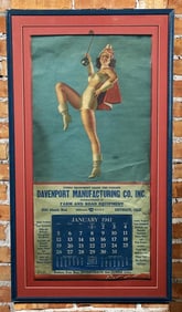 1941 Southgate California Earl Moran Calendar