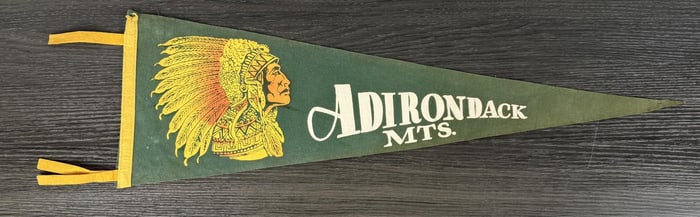 Adirondack Mountains Felt Souvenir Pennant