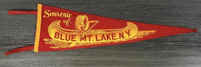 Blue Mountain Lake New York Souvenir Pennant