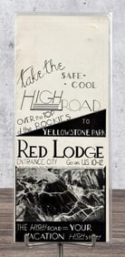 Red Lodge Montana Gateway To Yellowstone Brochure