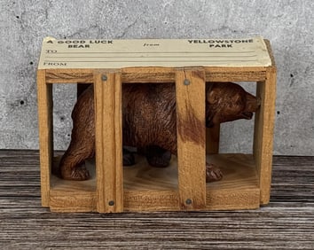 Yellowstone National Park Bear In Cage Souvenir