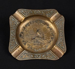 Yellowstone National Park Hotel Brass Ashtray