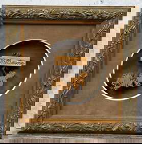 Framed Yellowstone Park Souvenir Bear Cubs