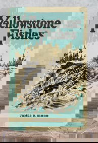 Yellowstone Fishes Author Signed First Edition