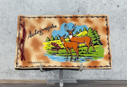 Yellowstone Park Souvenir Autograph Book