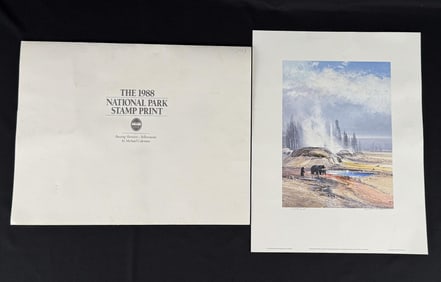 Michael Coleman Print Passing Showers Yellowstone