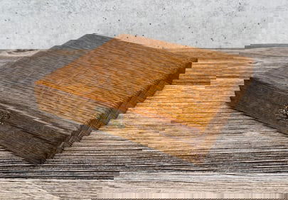 Antique Oak Presentation Box