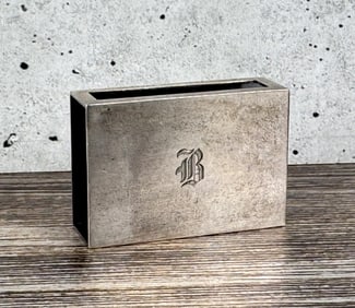 Tiffany & Co Sterling Silver Matchbox Cover 22300