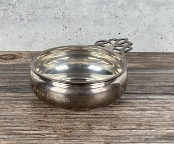Cartier Sterling Silver Wine Tester Porringer