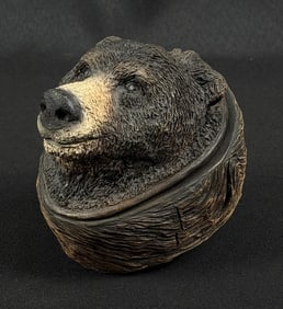 Hidden Rose Collection Bear Trinket Box