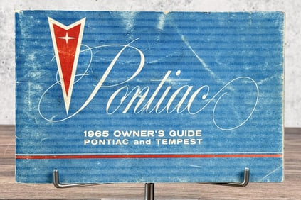 1965 Pontiac Owners Guide Manual