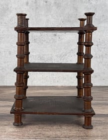 Folk Art Spool Shelf