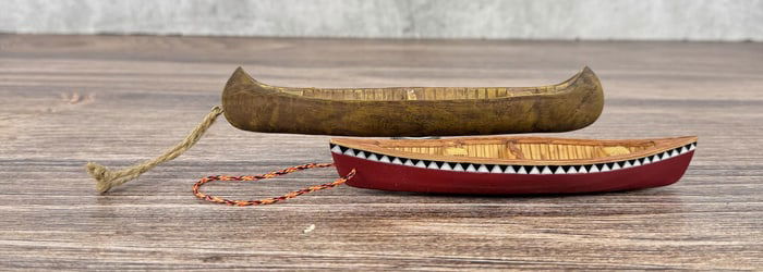 Canoe Christmas Ornaments