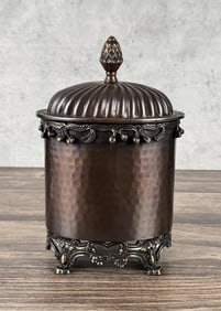 Hammered Copper Ice Bucket