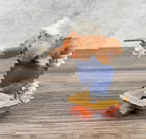 Walt Disney Three Little Pigs Porcelain Figurine