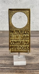 Mid Century Do Not Bother Door Hanger