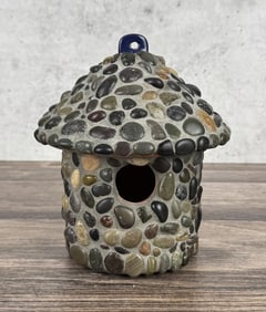 Birdhouse Made from River Rocks