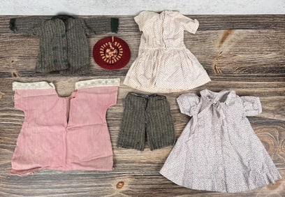 Antique Folk Art Doll Clothes