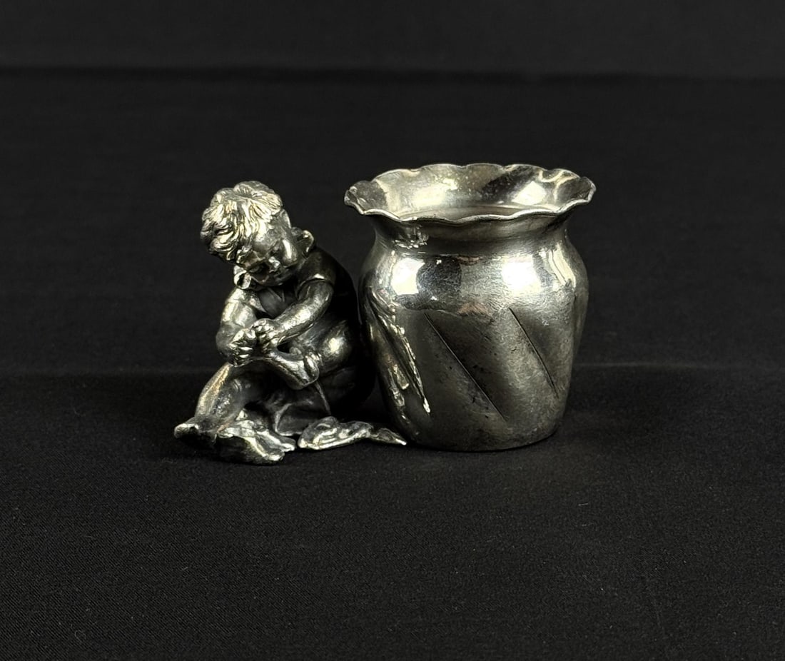Derby Silverplate Toothpick Holder (1 of 5)