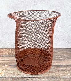 Nemco Industrial Wire Waste Basket Trash Can