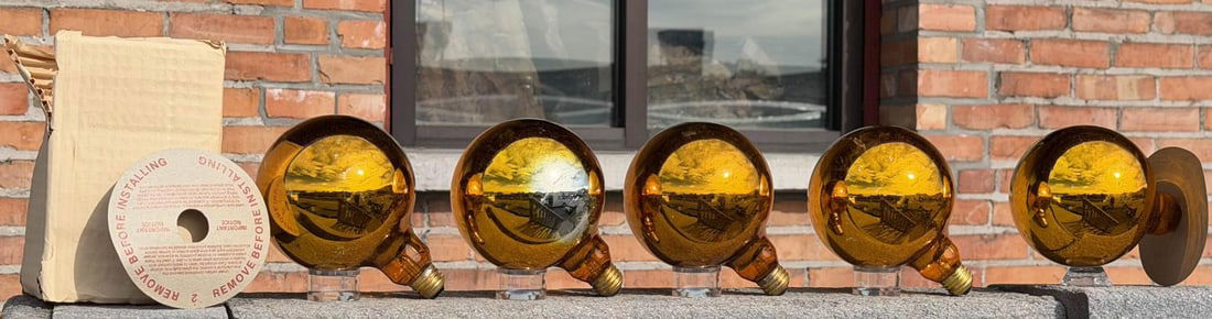 Amber Film Development Light Bulbs: Nice grouping