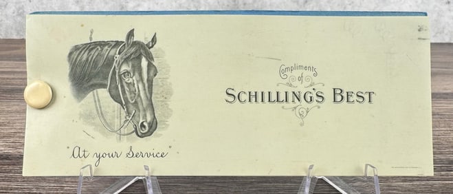 Schilling's Best Celluloid Ink Blotter Notebook