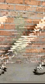 Folk Art Skeleton Wrought Iron Plant Hanger