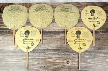 Group of Nuebsch Sinsheimer's Advertising Fans