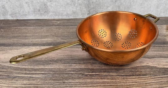 Copper Cookware Kitchen Strainer Colander