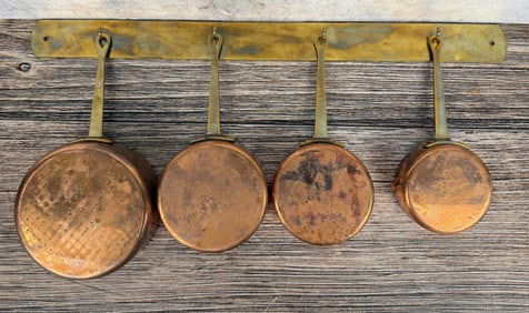 Waldow NY Copper Kitchen Measuring Cup Set