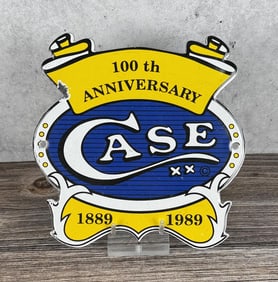 Porcelain Case Knives 100th Anniversary Sign