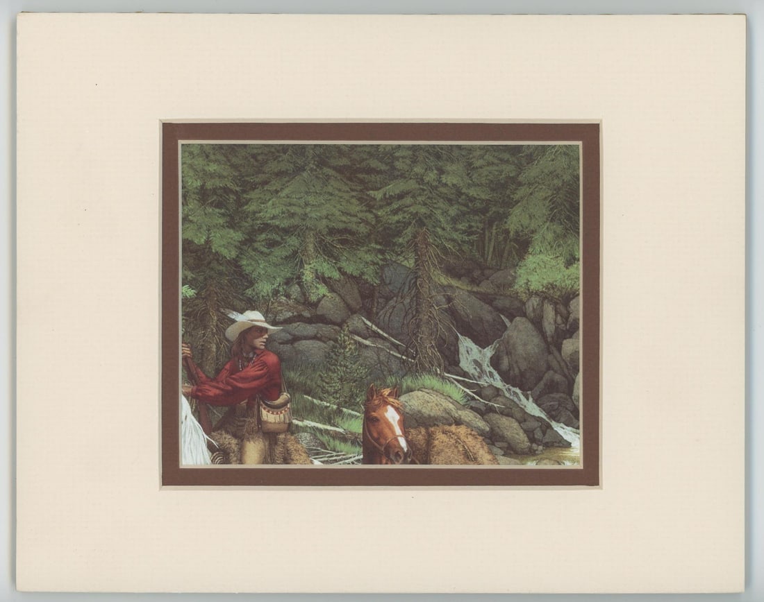 Bev Doolittle The Forest Has Eyes Book Print: Ready for a frame, matte measures 8"x10".