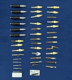 Group of Sheaffer Speedball Leonard Pen Nibs
