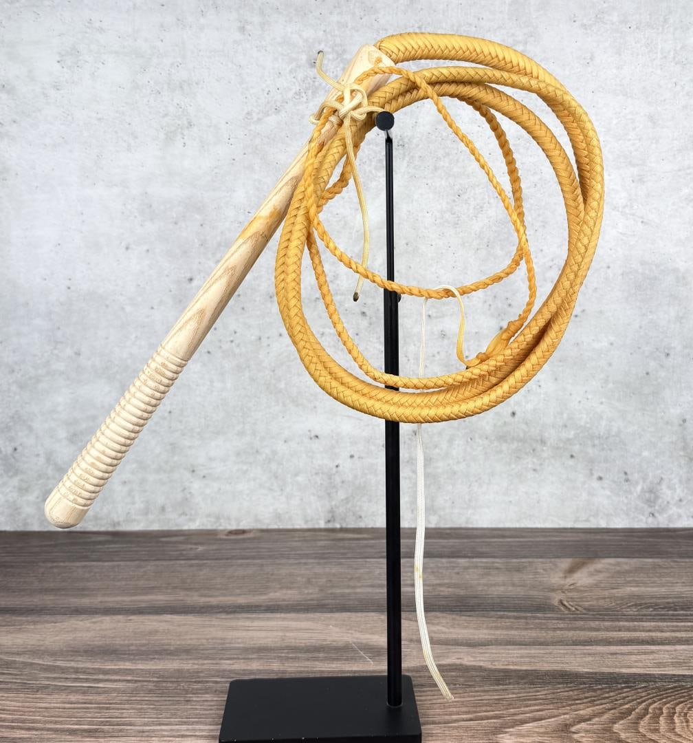 Custom Made Rawhide Leather Cowboy Bullwhip