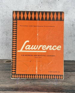 George Lawrence Saddlery Leather Goods Catalog 61: Decent example. 1961